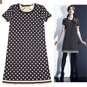 Kate Spade Joanie Polka Dot Sweater Dress/ XS